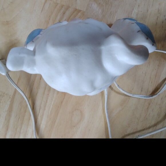 Vintage Teddy Bear Ceramic Lamp Nursery Kitsch Cute Creepy - Picture 4 of 6